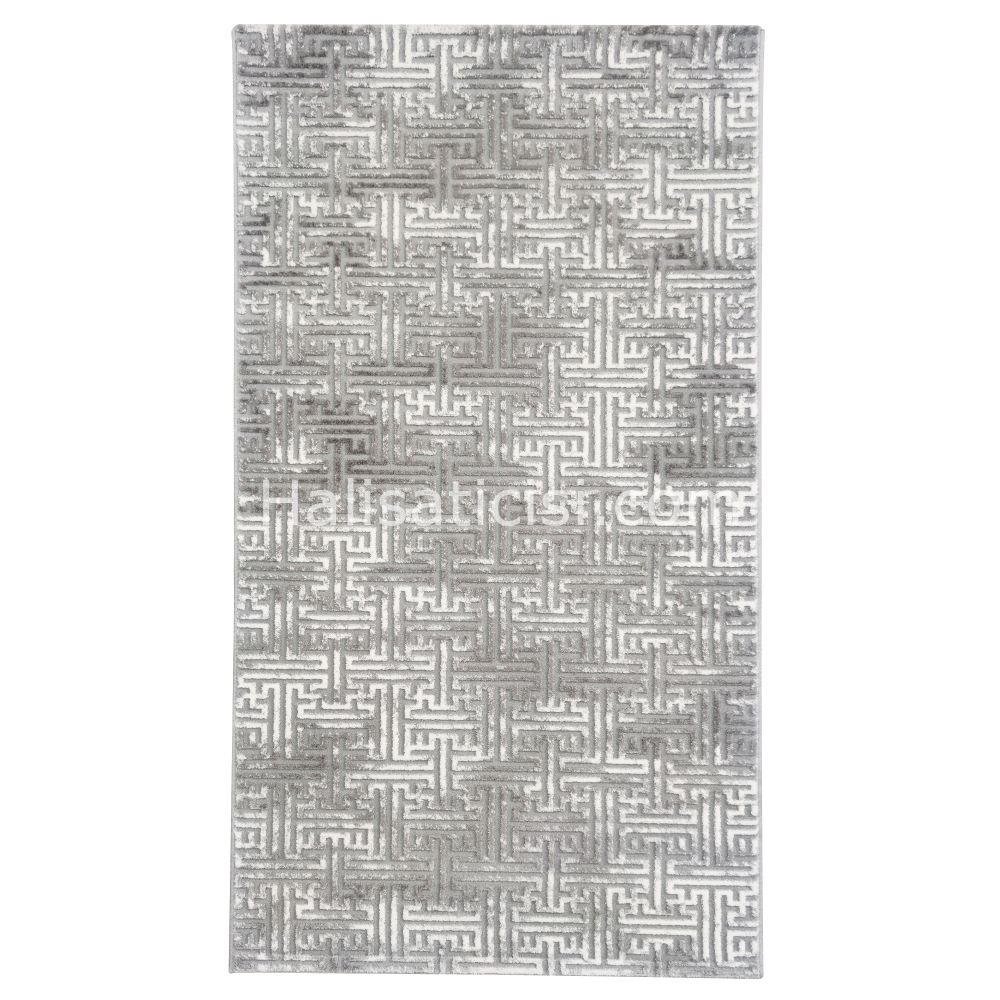 Melidia Halı Stil Özel Ebat 0168A-GRİ 100 cm