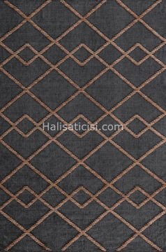 Lena Kabartmalı Kilim C392 ANTRASİT TERRA