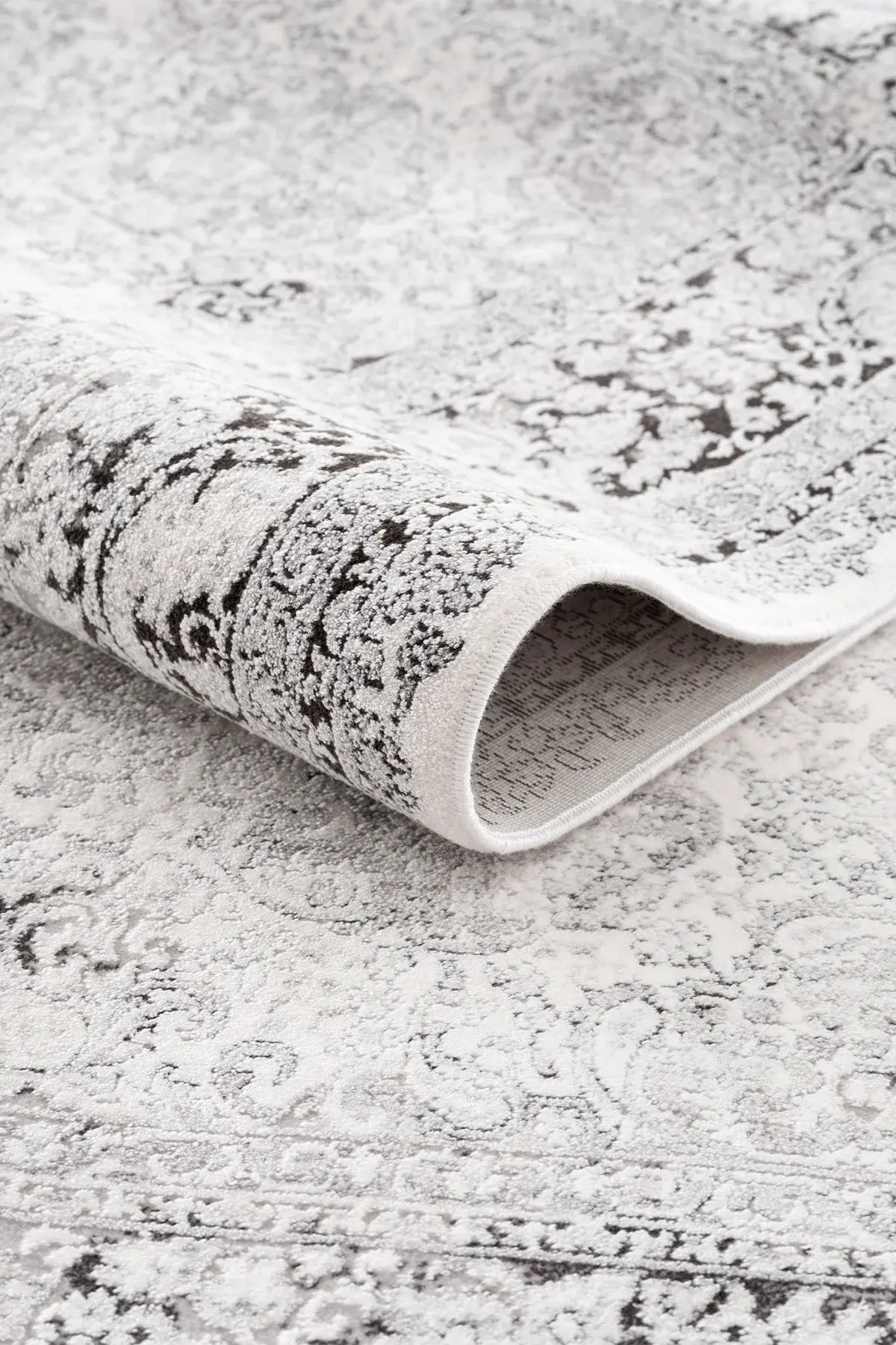 Koza Halı Şimal Klasik Salon Halısı A3545A Gri