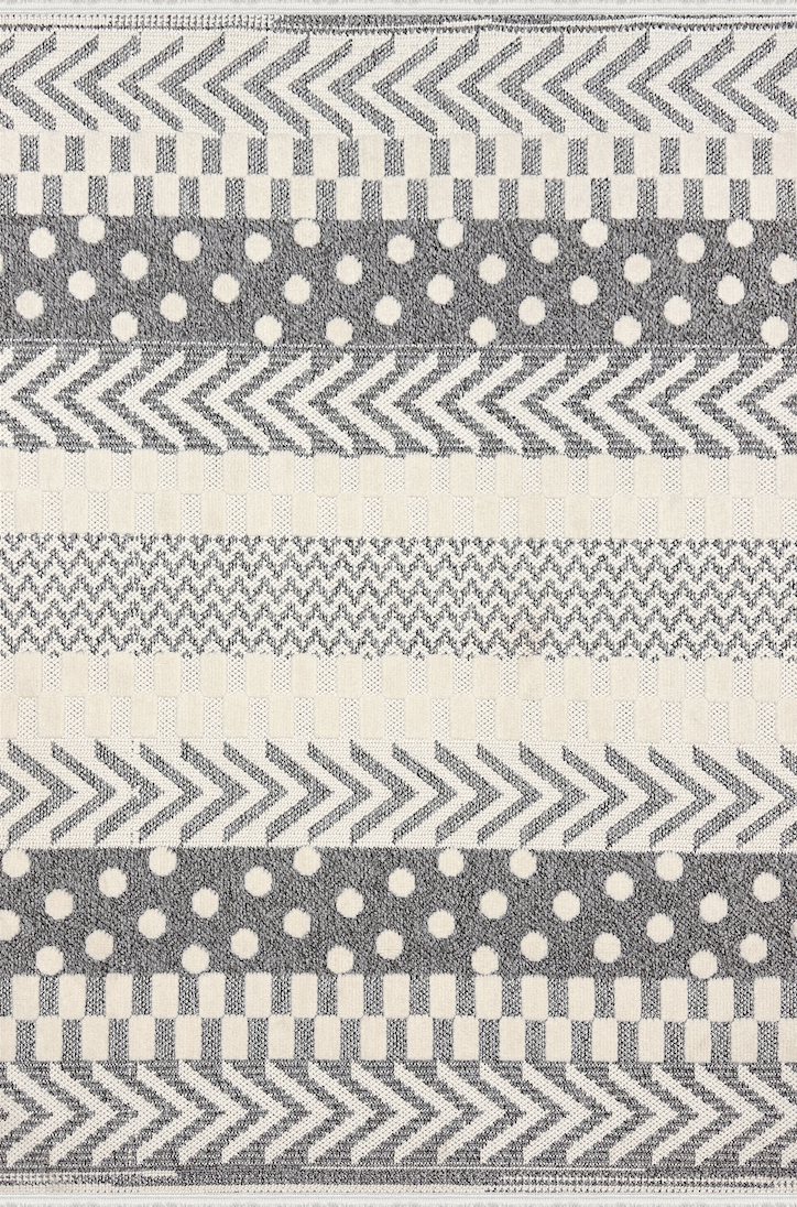 Woolen Halı Venis Bukle Halı 8801 GRİ