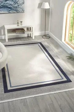 Seyran Halı Zen Akrilik Halı 7001 Mavi