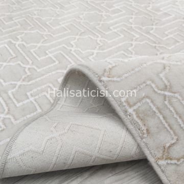 Melidia Halı Stil Özel Ebat 0169A-BEJ