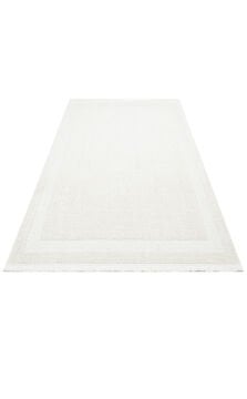 Eko Halı Cozy Modern Örgü Dokuma Halı – Hav ve Toz Vermez CZY 05 Cream