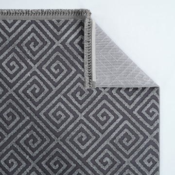 Apex Halı Anemon Özel Ebat Kesim Halı 6815 Antrasit