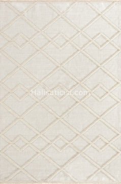 Lena Kabartmalı Kilim C392 KREM KREM 100x218