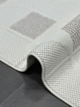 Woolen Halı Venis Bukle Halı 8803 BEJ