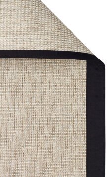 Eko Halı Ventura Bordür Sisal VNT2703 L.Beige BRD Black