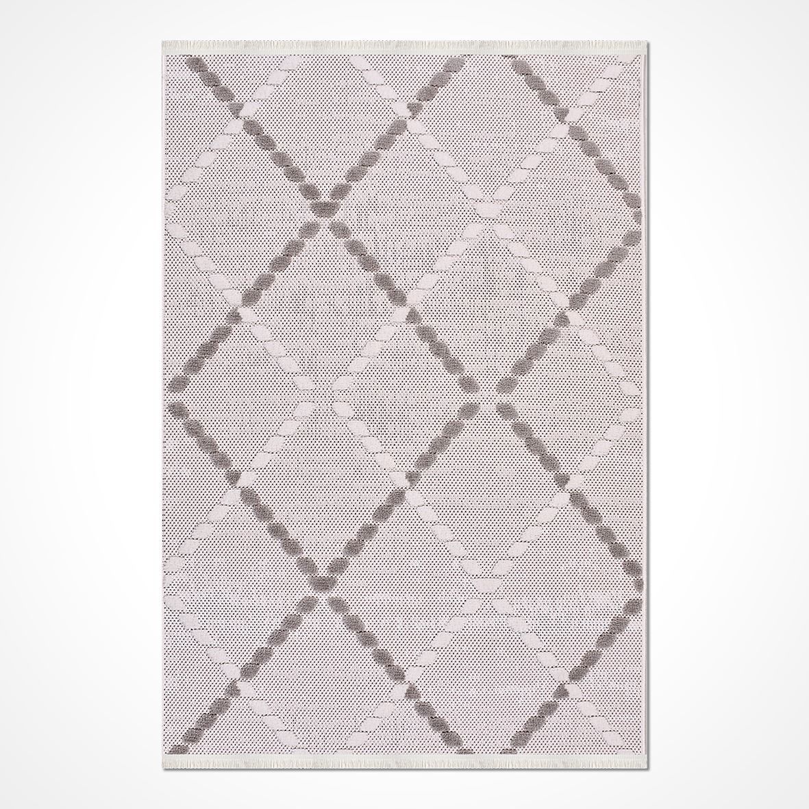 Crea Halı Rey Özel Ebat Kesme Halı 1851 Ak