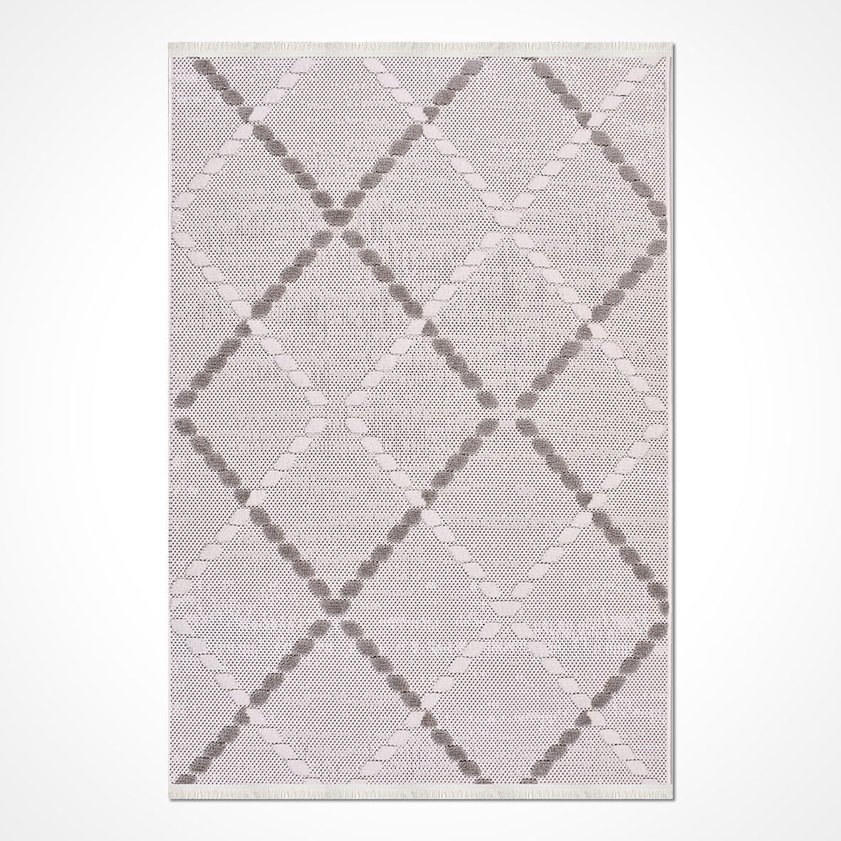 Crea Halı Rey Özel Ebat Kesme Halı 1851 Ak