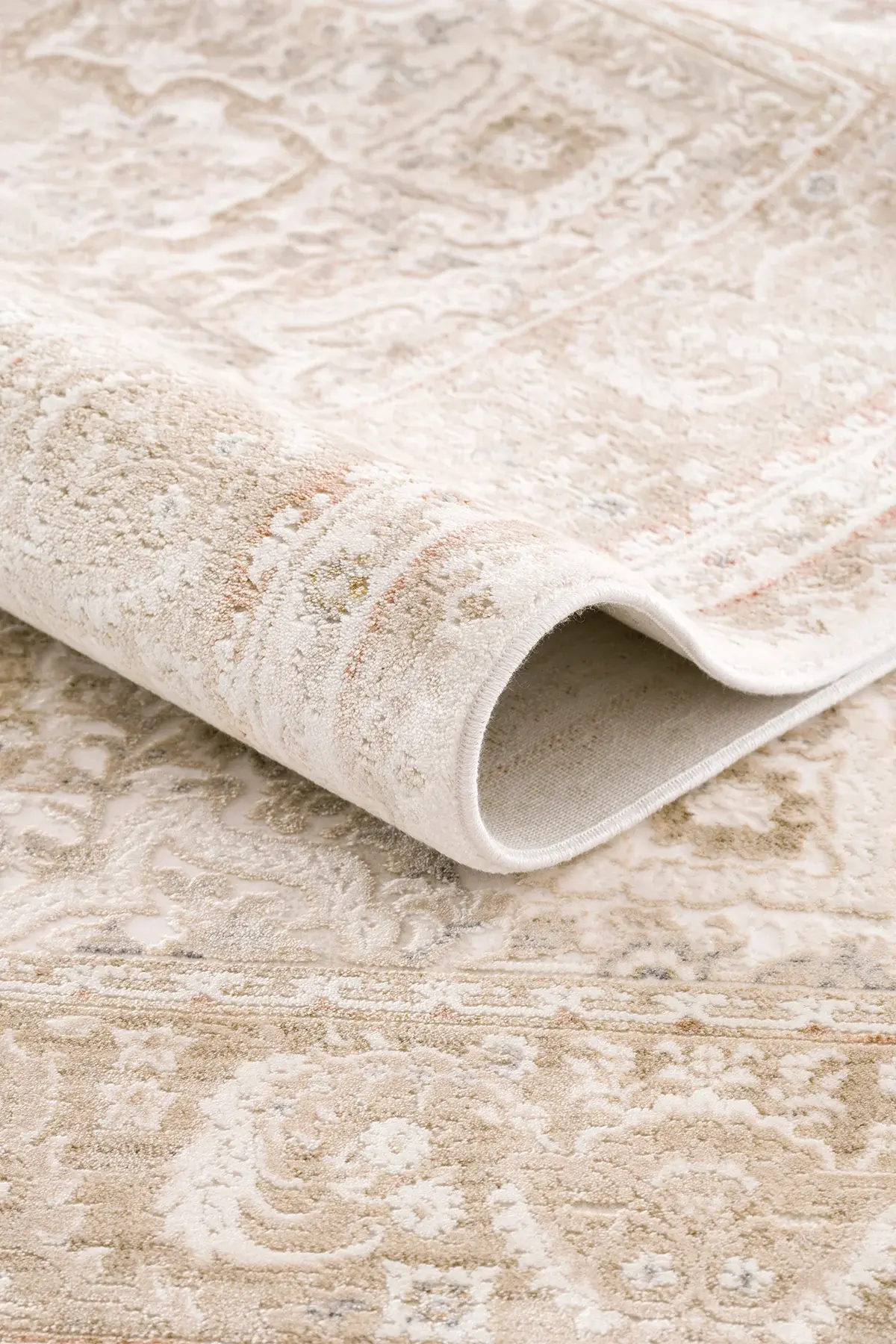 Koza Halı Şimal Klasik Salon Halısı A3547C Bej Bordo