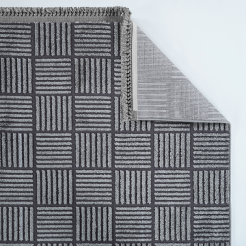 Apex Halı Anemon Özel Ebat Kesim Halı 6825 Antrasit