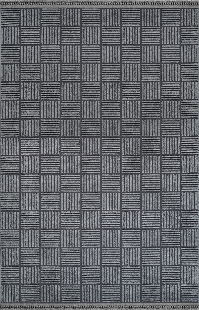 Apex Halı Anemon Özel Ebat Kesim Halı 6825 Antrasit