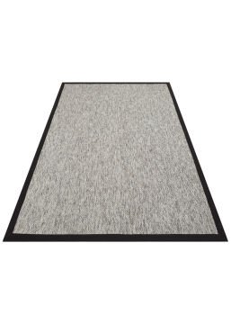 Eko Halı Ventura Bordür Sisal VNT2704 Grey BRD Black