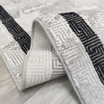Melidia Halı Stil Özel Ebat 0189A-SİYAH