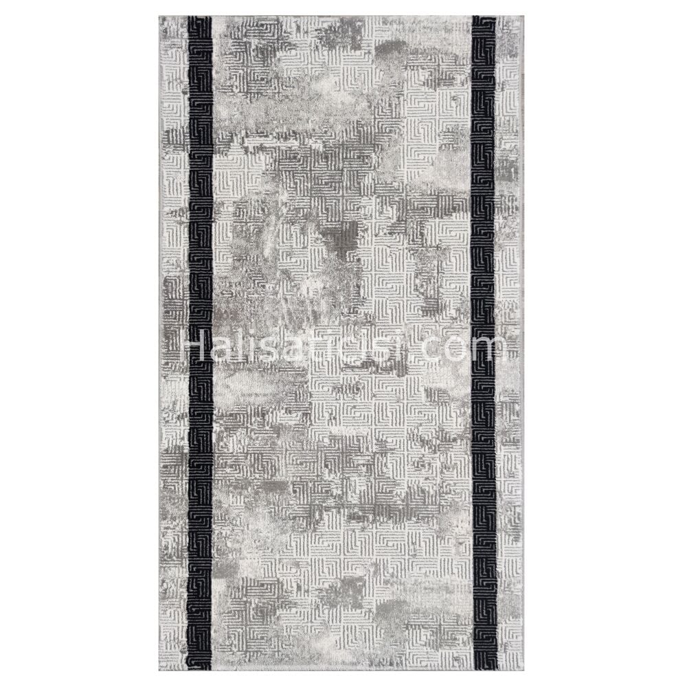 Melidia Halı Stil Özel Ebat 0189A-SİYAH