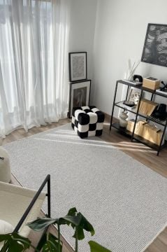 Apex Halı Sura Modern Kilim 7411 GRİ