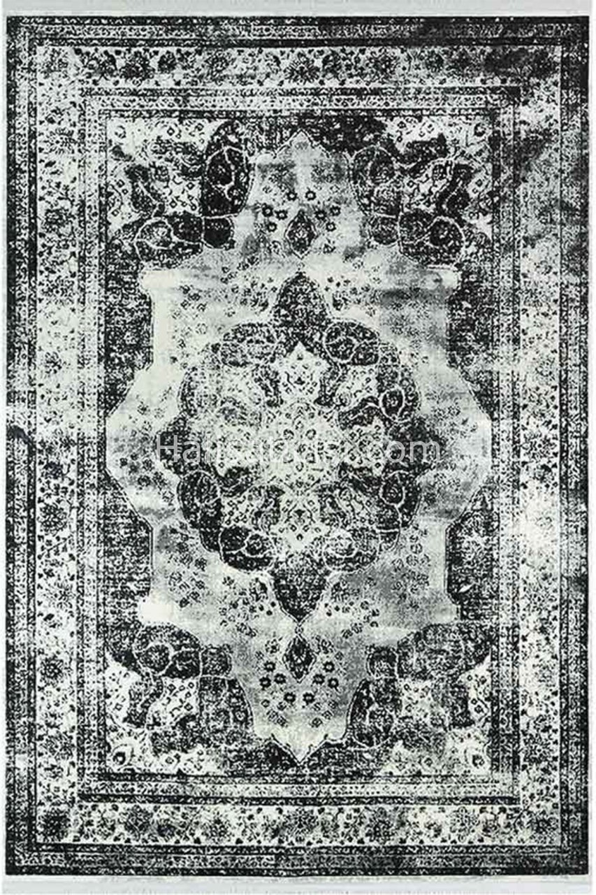 Koyunlu Halı İpek KI 024 Antrasit 100X200