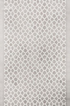 Bahariye Halı Simge Özel Ebat B785 Gri-Beyaz