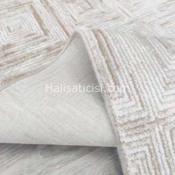 Melidia Halı Stil Özel Ebat 0216A-BEJ
