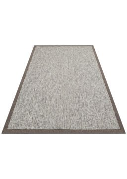 Eko Halı Ventura Bordür Sisal VNT2704 Grey BRD Dark Mix