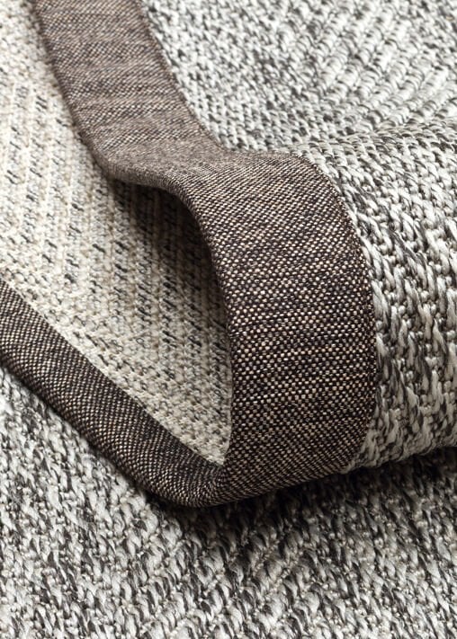Eko Halı Ventura Bordür Sisal VNT2704 Grey BRD Dark Mix