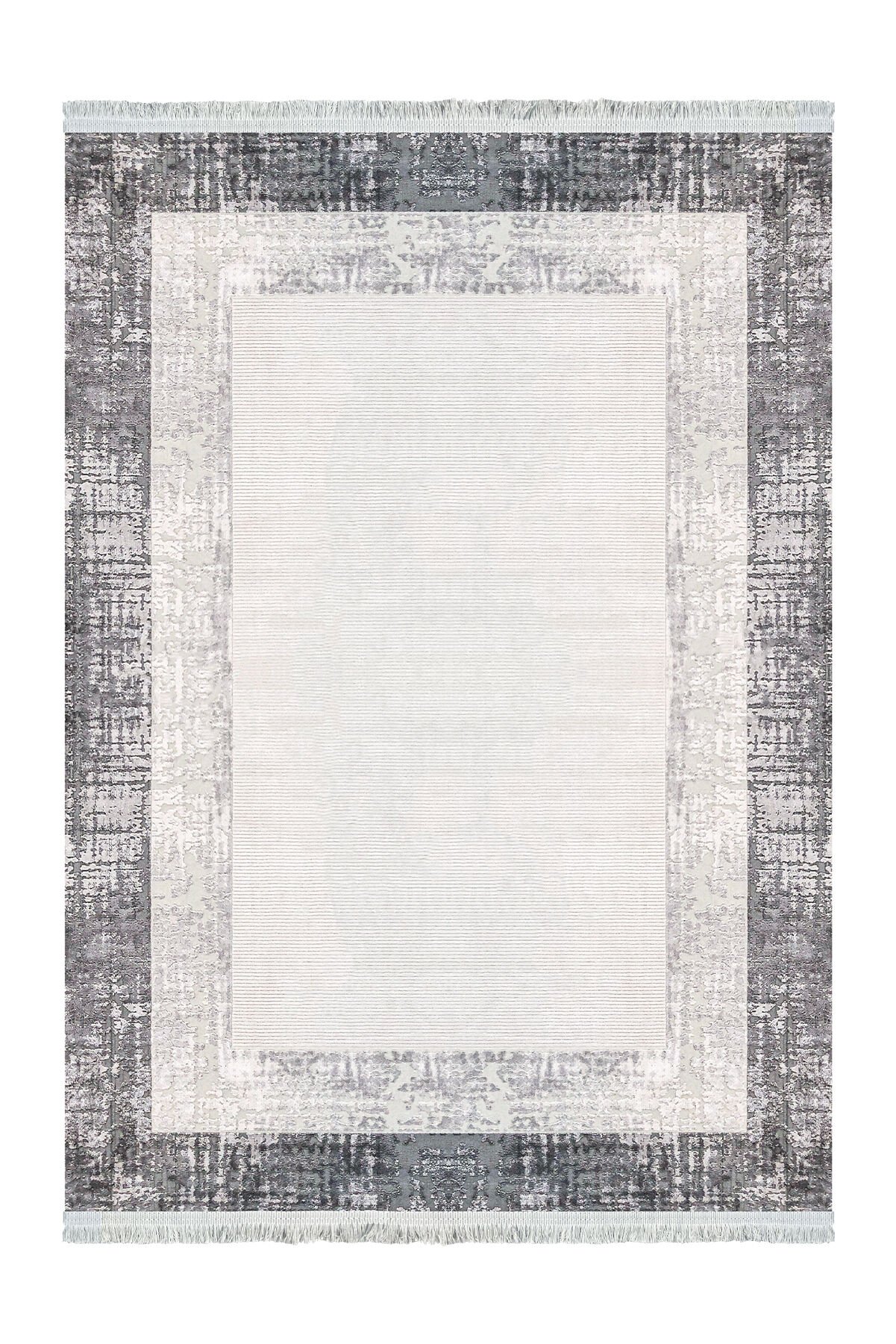 Woolen Halı Victoria Viscon Akrilik Halı 6007 GRİ