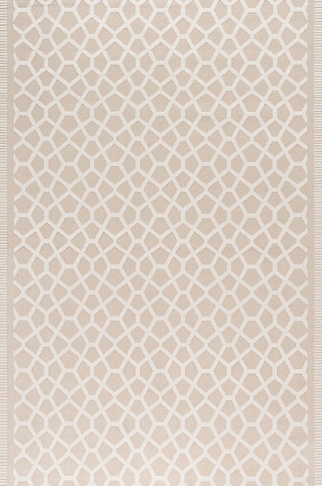 Bahariye Halı Simge Özel Ebat B785 Bej-Beyaz