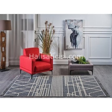 Gümüşsuyu Halı Deco Delta 12143 Mavi