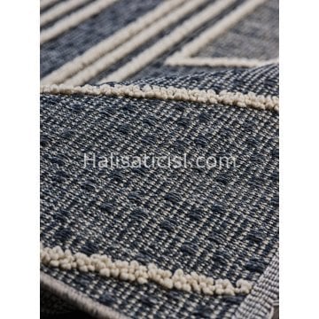 Gümüşsuyu Halı Deco Delta 12143 Mavi