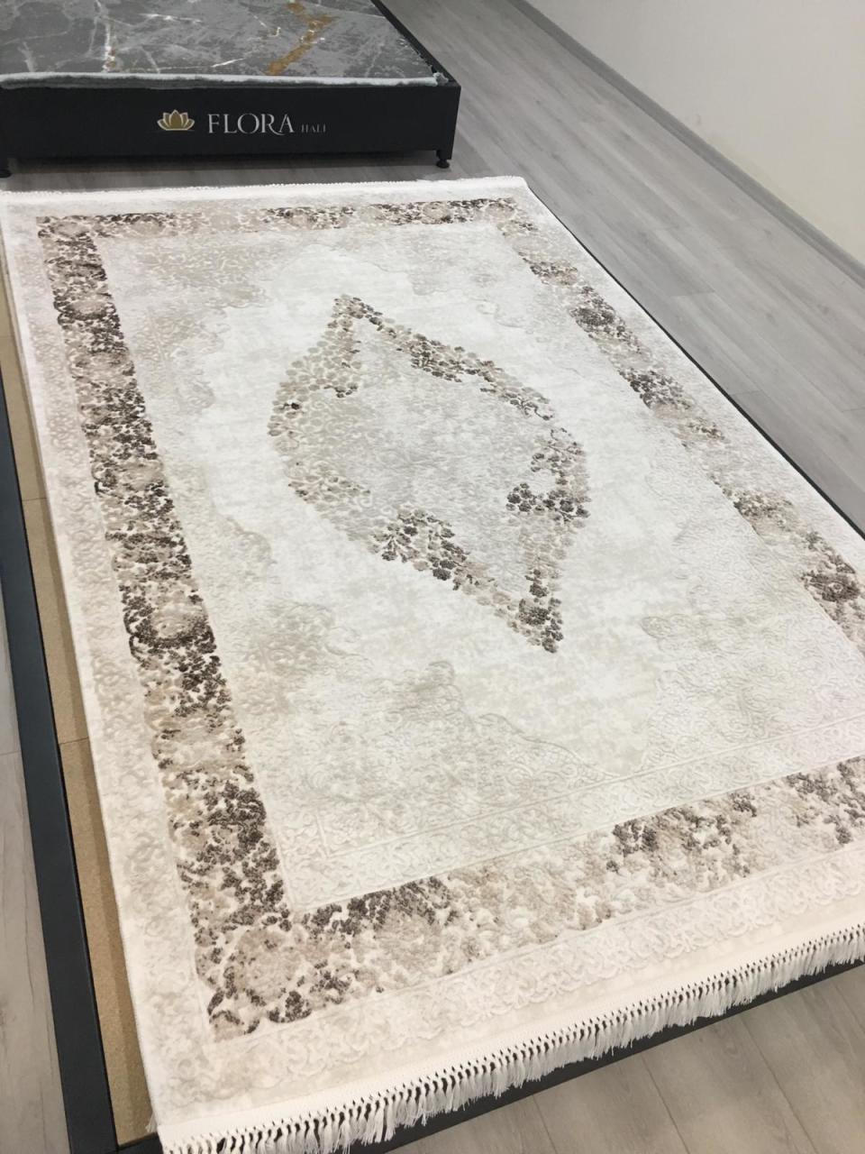 FLORA HALI AYŞIL 1716B KAHVE