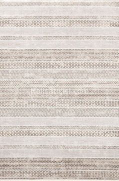 Marcel Eskitme Tarz Halı B292 KAHVE BEYAZ 116x190