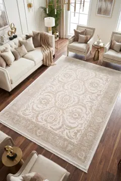 Koza Halı Şimal Klasik Salon Halısı A3550B Bej