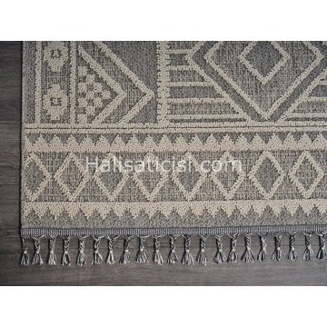 Gümüşsuyu Halı Deco Delta 12145 Gri