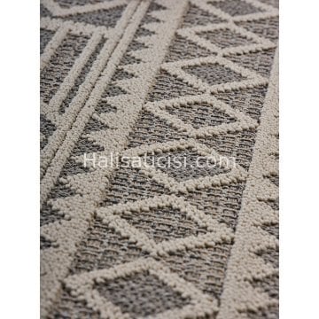 Gümüşsuyu Halı Deco Delta 12145 Gri