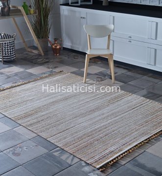 Gümüşsuyu İbiza Özel Ebatlı Kesme Kilim 12185 Mulit 100 cm