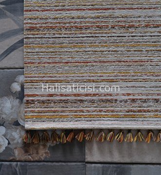 Gümüşsuyu İbiza Özel Ebatlı Kesme Kilim 12185 Mulit 100 cm