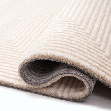 Bahariye Halı Simge Özel Ebat B789 Beyaz-Vizon