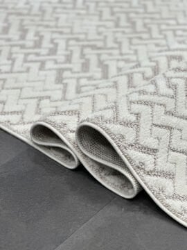 Woolen Halı Venis Bukle Halı 8808 BEJ