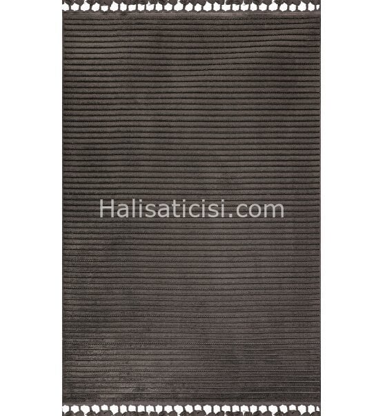 Gümüşsuyu Deco Alvin 12612 Antrasit Özel Ebatlı Kesme Halı