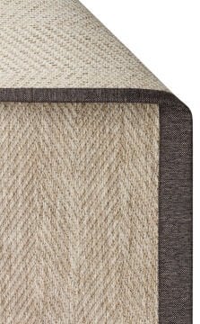 Eko Halı Ventura Bordür Sisal VNT2704 L.Beige BRD Dark Mix