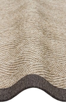 Eko Halı Ventura Bordür Sisal VNT2704 L.Beige BRD Dark Mix