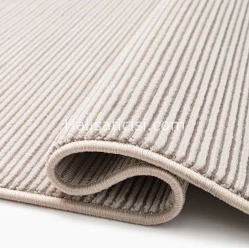 Marcel Eskitme Tarz Halı B795 BEYAZ GRİ