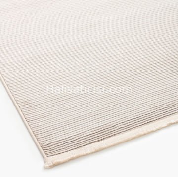 Marcel Eskitme Tarz Halı B795 BEYAZ GRİ
