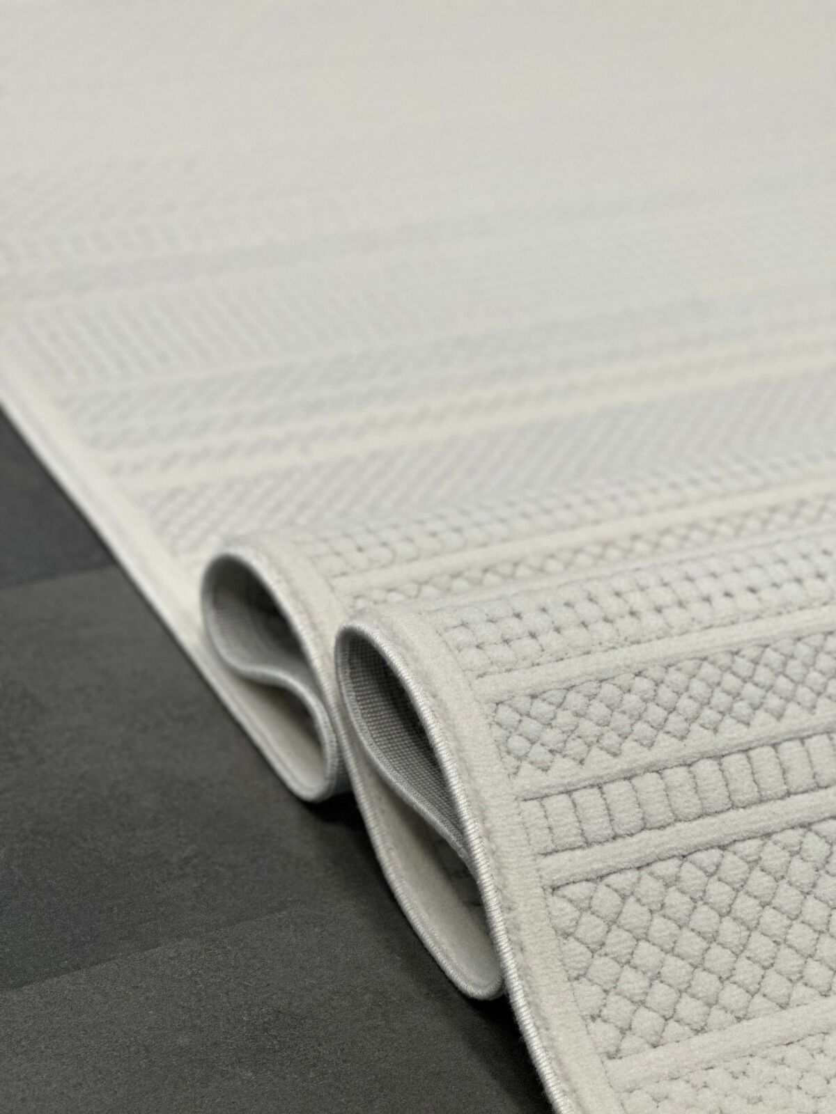 Woolen Halı Lavinia Moden Anti Alerjik Halı 8601 KREM