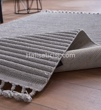 Gümüşsuyu Deco Alvin 12612 Gri Özel Ebatlı Kesme Halı