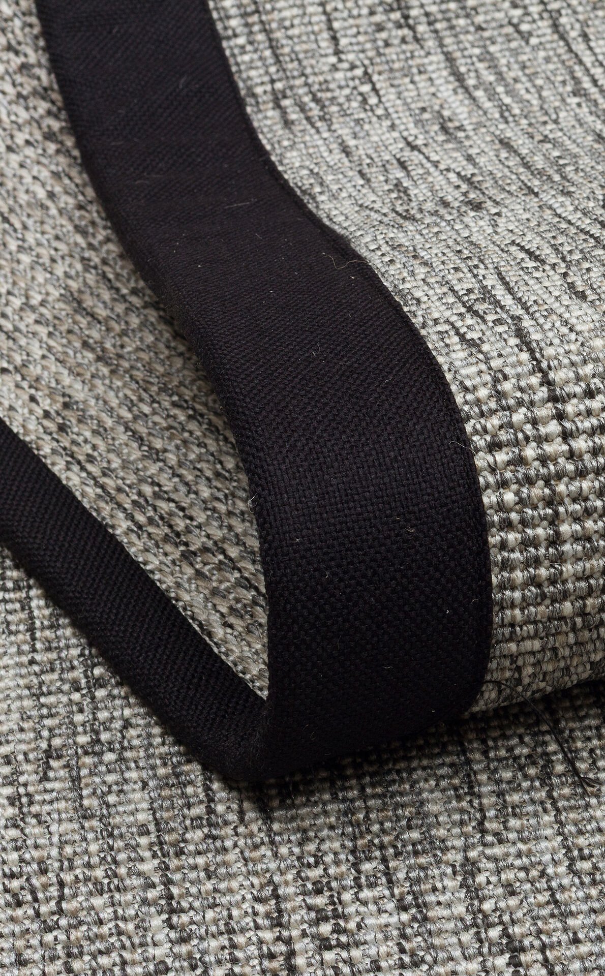 Eko Halı Ventura Bordür Sisal VNT2705 Grey BRD Black