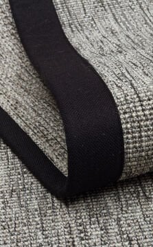 Eko Halı Ventura Bordür Sisal VNT2705 Grey BRD Black