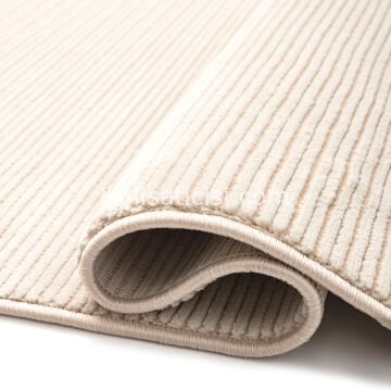 Marcel Eskitme Tarz Halı B795 BEYAZ VİZON