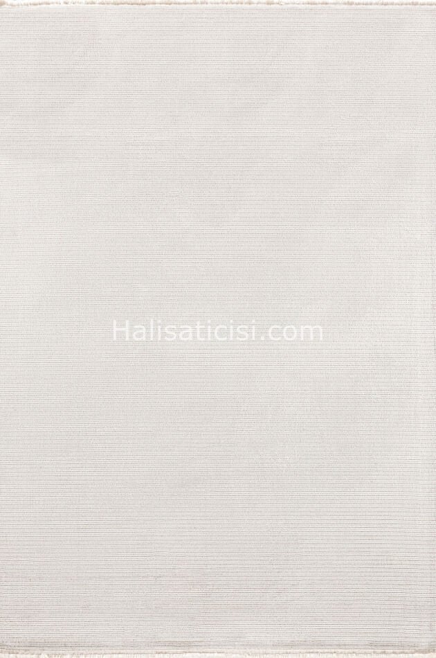 Marcel Eskitme Tarz Halı B795 BEYAZ VİZON
