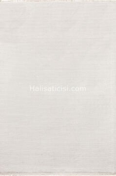 Marcel Eskitme Tarz Halı B795 BEYAZ VİZON